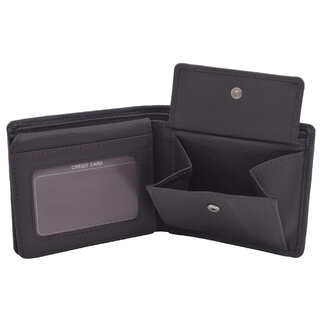 Malá kožená peněženka MERCUCIO šedá 2511529