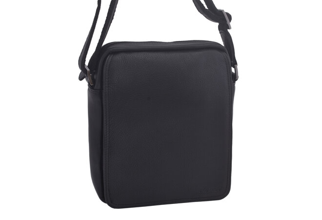 Pánské kožené crossbody černá nappa 250589