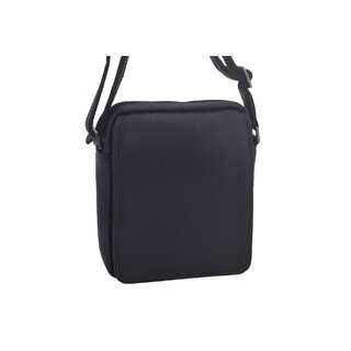 Pánské kožené crossbody černá nappa 250589