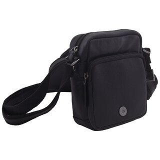 Pánské kožené crossbody černá nappa 250591