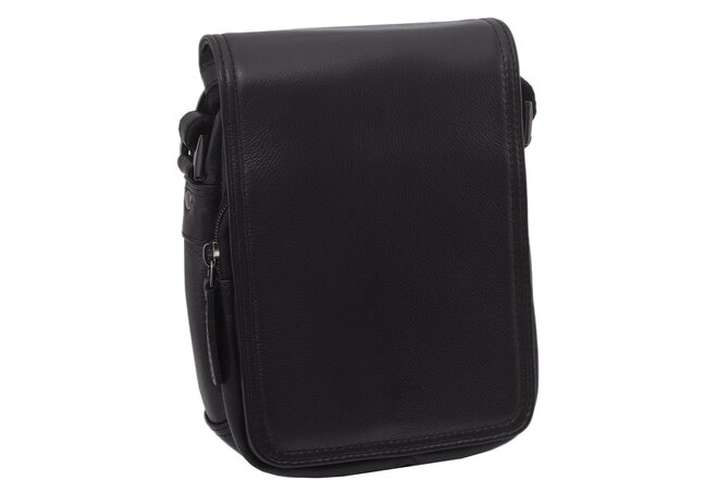 Pánské kožené crossbody černá nappa 250591