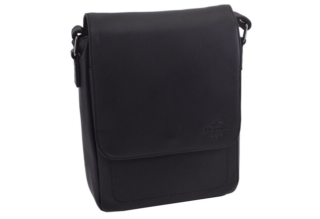 Pánské kožené crossbody černá nappa 250909