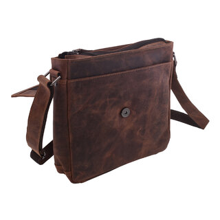 Pánské kožené crossbody tmavěhnědý hunter 250910